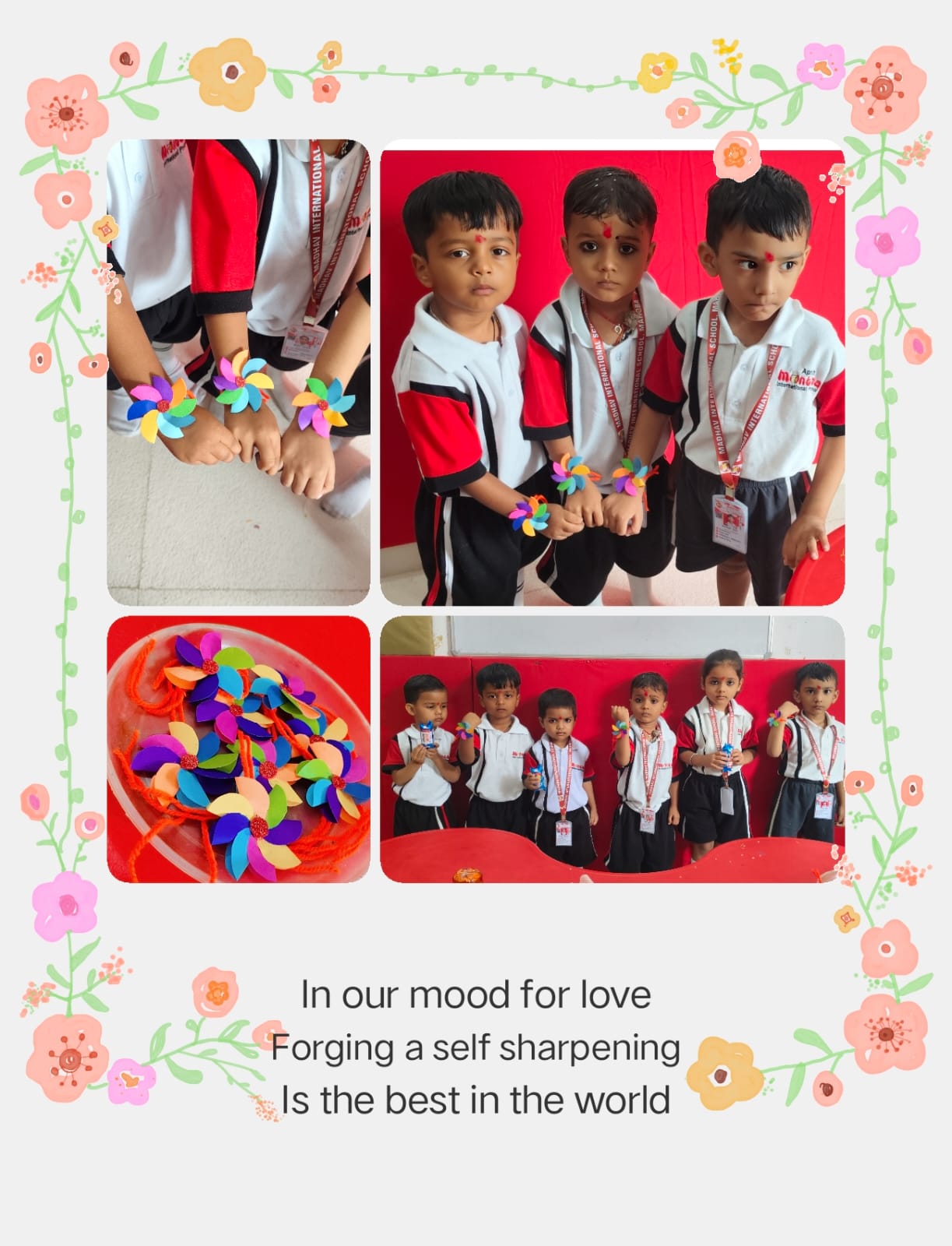 Celebrating the Bond of Love: Raksha Bandhan Celebration at Madhav International School